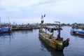 Rustic fishing boat Sekondi